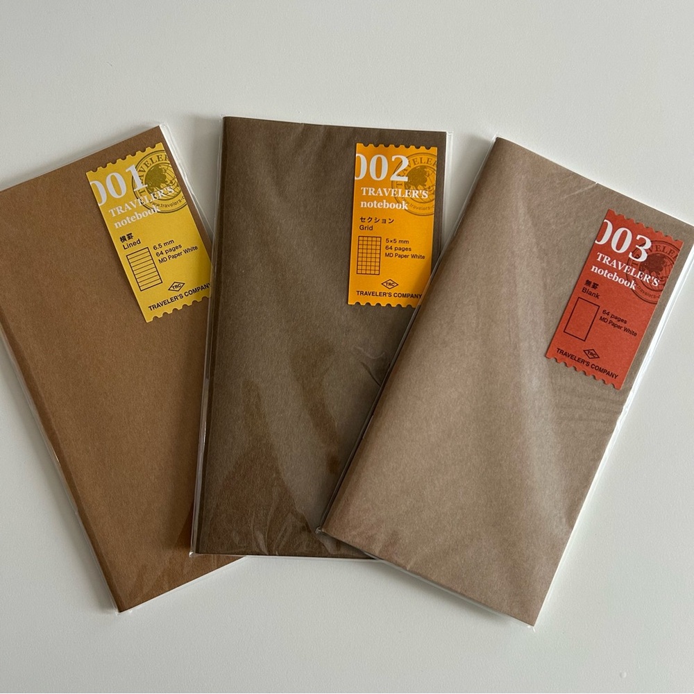 Set of 3 Traveler’s Notebooks